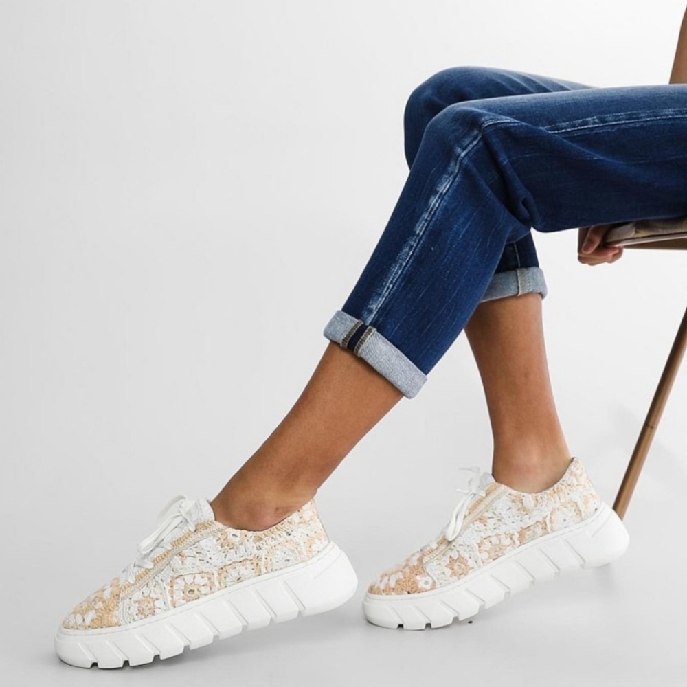 Free People Catch Me Crochet Sneakers 37 / 6.5